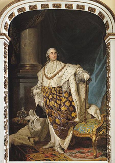 Louis XVI (1754-93) in Coronation Robes from Joseph Siffred Duplessis