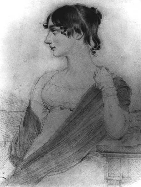 Portrait of Maria Edgeworth (1767-1849) (litho) from Joseph Slater