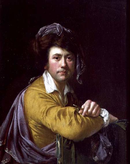Self Portrait at the age of about Forty from Joseph Wright of Derby