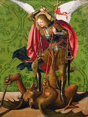 St. Michael Killing the Dragon