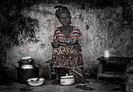 Frau aus Ghana.
