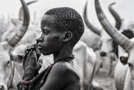 Mundari-Mädchen – Südsudan