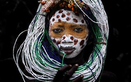 Surma-Mädchen – Äthiopien