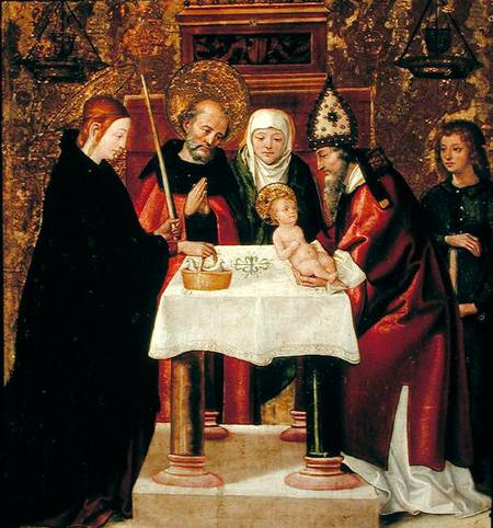 The Circumcision and The Presentation in the Temple from Juan  de Borgona