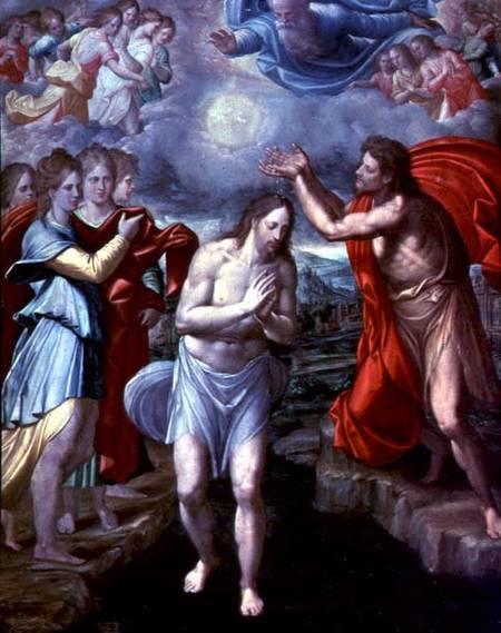 The Baptism of Christ from Juan Fernandez de Navarrete