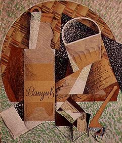 La boutaille de Banyuls. from Juan Gris