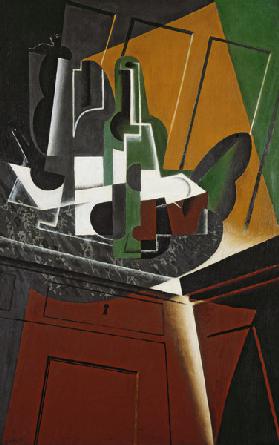 The Sideboard, 1917 (oil on plywood)