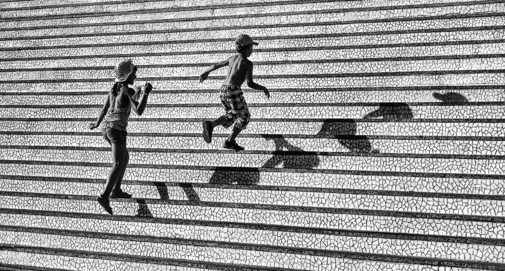 On the stairs . from Juan Luis Duran