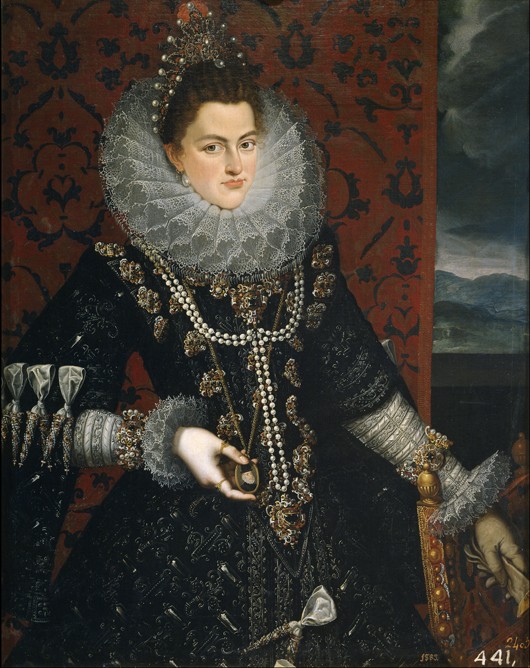 The Infanta Isabel Clara Eugenia (1566-1633) from Juan Pantoja de la Cruz