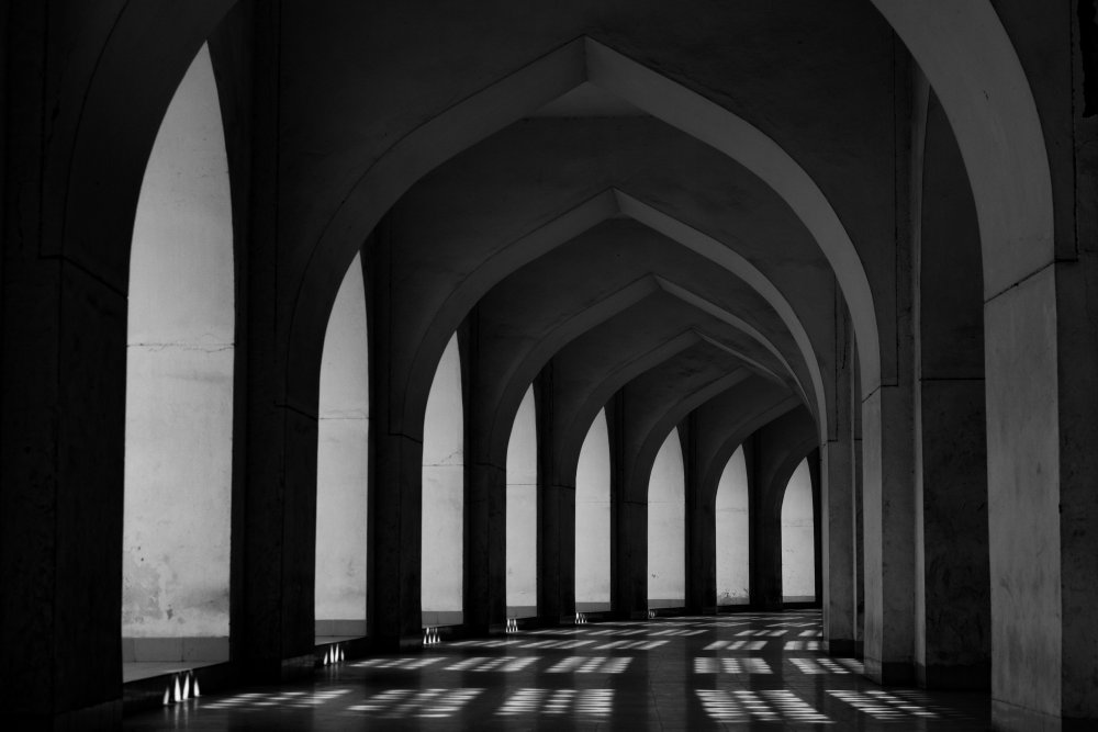 Korridor der Baitul-Mukarram-Moschee from Jubair Ahmed Arnob