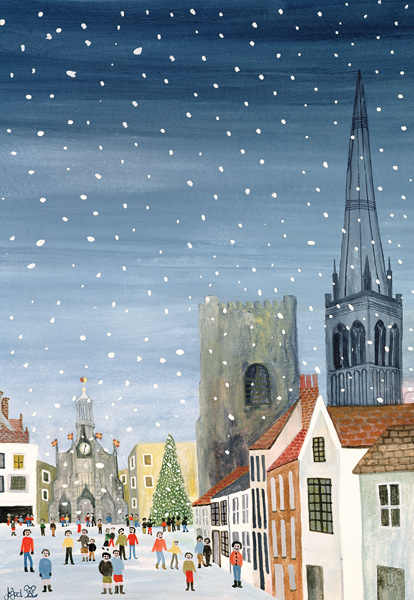 Chichester CathedralA Snow Scene from Judy  Joel