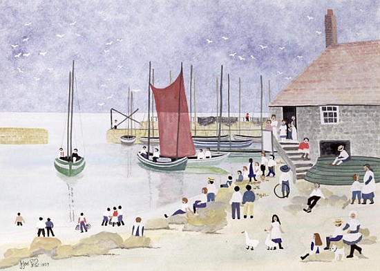 Old Mousehole, 1993 (w/c)  from Judy  Joel