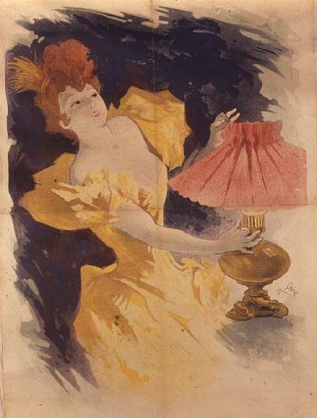 Saxoleine (Advertisement for lamp oil) from Jules Chéret