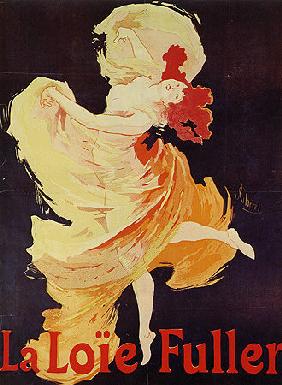 Plakat für die Tänzerin Loie Fuller