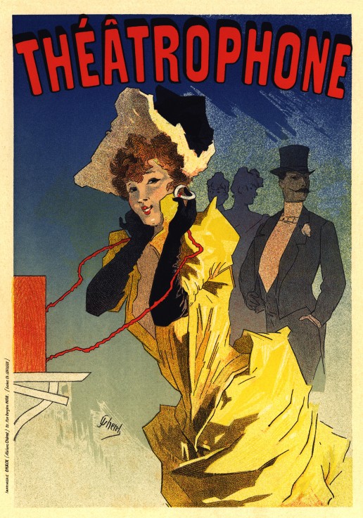 Théâtrophone (Poster) from Jules Chéret