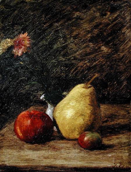 Still life with a Pear from Jules Dupré