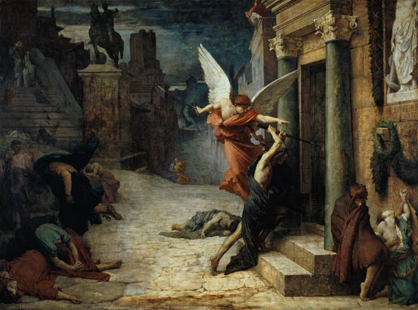 Die Pest in Rom (La Légende dorée, oder Légende de Saint Sébastien) from Jules Elie Delaunay