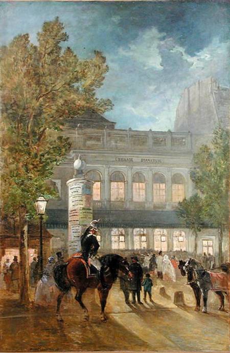 The Theatre Gymnase, Evening from Jules Hereau
