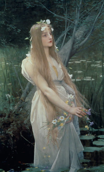 Ophelia from Jules Joseph Lefebvre
