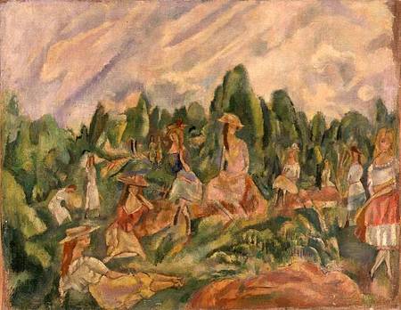 Young Women in a Landscape from Jules Pascin