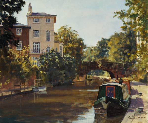 Regent''s Park Canal (oil on canvas)  from Julian  Barrow