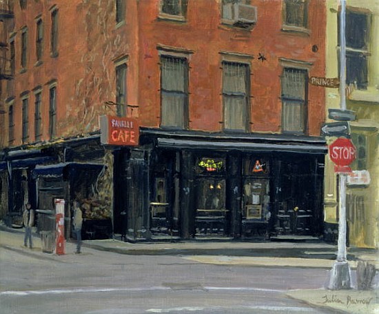 Fanelli''s Bar, New York, 1996 (oil on canvas)  from Julian  Barrow