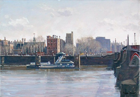 Lambeth Palace (oil on canvas)  from Julian  Barrow