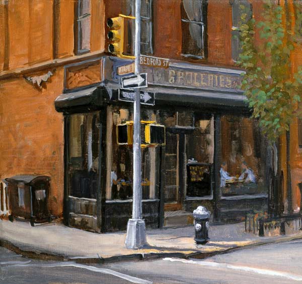 West Village Corner Shop, 1997 (oil on canvas)  from Julian  Barrow