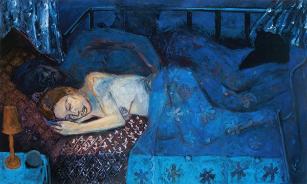 Sleeping Couple, 1997 (oil on canvas)  from Julie  Held