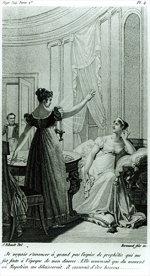 The Empress Josephine reveals the prophesy made to her Marie Anne Adelaide Le Normand at the time of from Julie Ribault