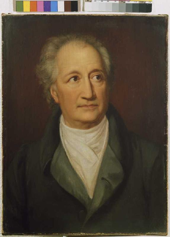 Johann Wolfgang von Goethe. 1844/45 (Teilkopie nach J.K. Stieler) from Julie von Egloffstein