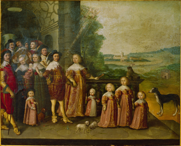 Frederick III of Schleswig a. family from Julius Strac