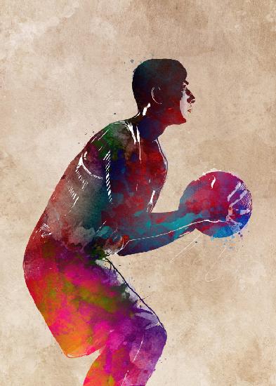 Basketball-Sportkunst 7