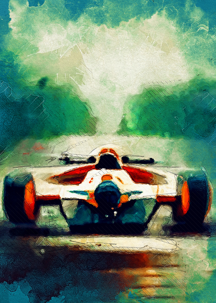 Formel-1-Sportkunst from Justyna Jaszke