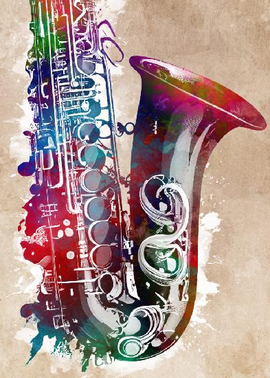 Saxophon-Musikkunst