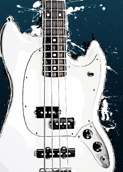 Weiße Gitarre