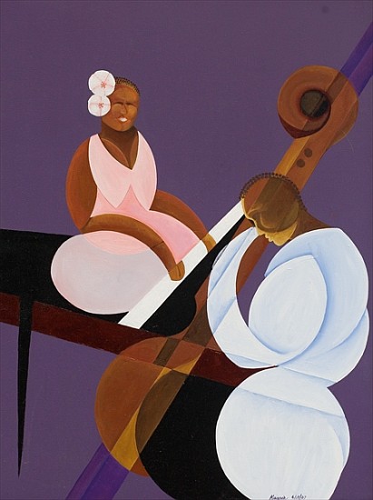 Lavender Jazz, 2007 (oil and acrylic on canvas)  from Kaaria  Mucherera