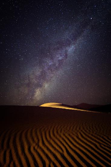 Milchstraße über den Dünen von Sossusvlei,Namibia