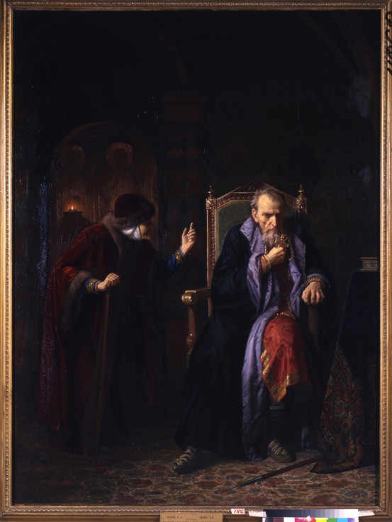 Tsar Ivan the Terrible and his nurse from Karl Bogdanowitsch Wenig