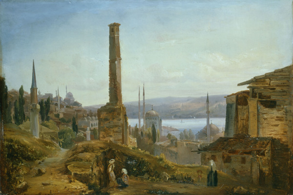 Blechen, Harbour in Constantinople from Karl Eduard Ferdinand Blechen