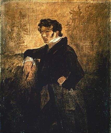 Karl Blechen , Self-portrait from Karl Eduard Ferdinand Blechen