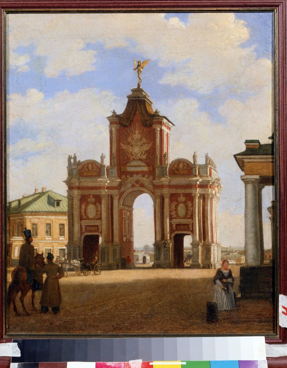 The Red Gates in Moscow from Karl-Fridrikh Petrovich Bodri