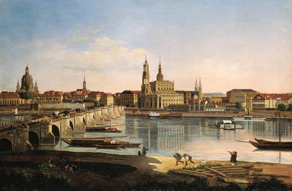Blick auf Dresden from Karl Gottfried Traugott Faber