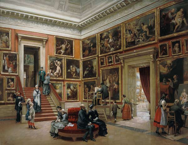 In der Dresdener Galerie from Karl Louis Preusser