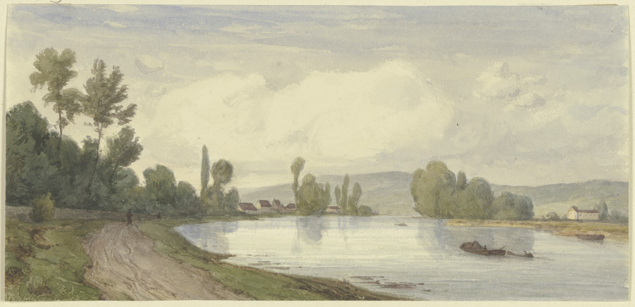 Seine-Ufer bei Fontainebleau from Karl Peter Burnitz