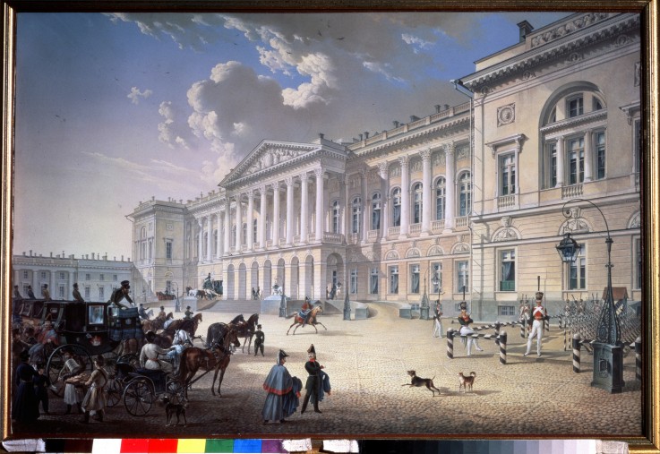 The Old Michael Palace in Saint Petersburg from Karl Petrowitsch Beggrow