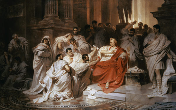 Die Ermordung Julius Caesar's. from Karl Theodor von Piloty