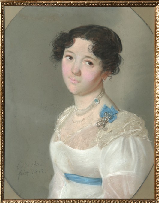 Portrait of Countess Agrafena Yuryevna Obolenskaya (1789-1829), née Neledinskaya-Meletskaya from Karl Wilhelm Bardou