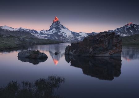 Rote Feuer des Matterhorns II