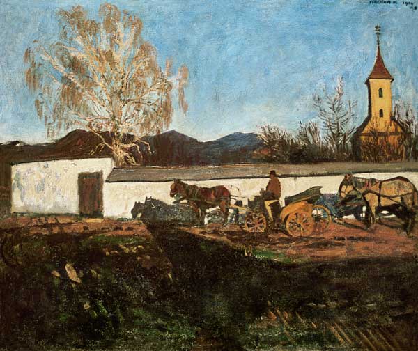 Evening in March from Károly Ferenczy